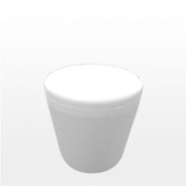 Conicas P/Helado Isop 1/4kg Color Blanco