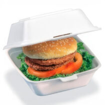 Bandeja de Isopor p/ hamburguesa (E6) Gab