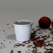 G697 Pote con tapa 60 ml. Blanco