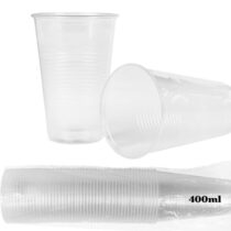 Vaso de 400ml Transparente (ASIPLAST) 1X50