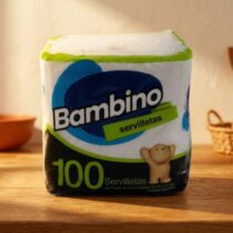 Servilleta Bambino Blanco 24x22cm (1×100)